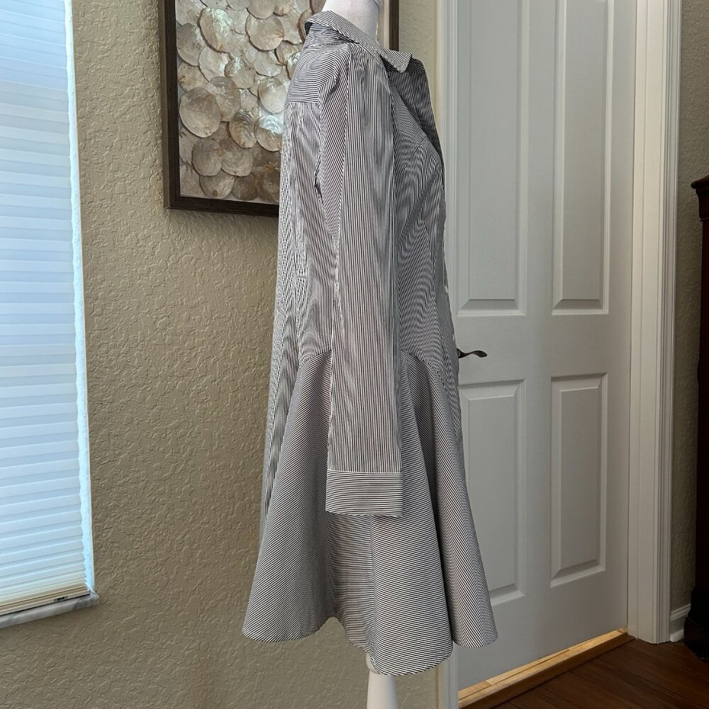 Inc. Navy & White Striped Fitted Shirt Dress - Picture 5 of 6